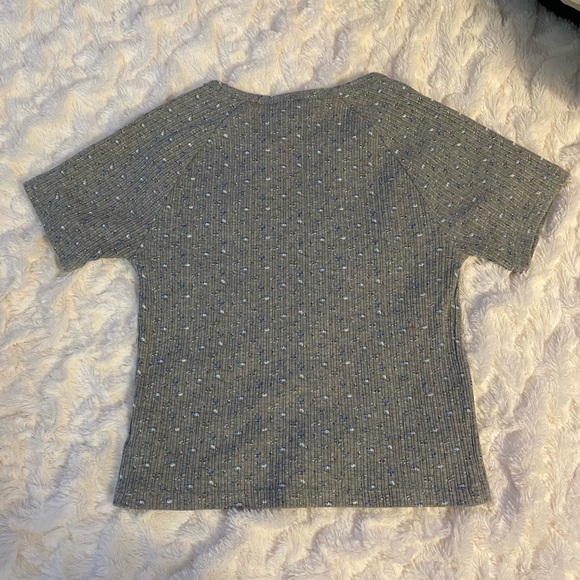 AE Ribbed Floral Crop Top 🌸 - Picture 3 of 3